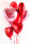 Ballonstrauß "Valentine Schleifchen"