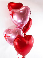 Herzstrauß "Valentine Schleifchen"