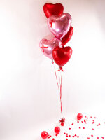 Herzstrauß "Valentine Schleifchen"