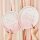 Rose Gold Foiled Confetti Balloon Shaped Plates Pack