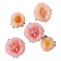 Tissue Paper Flower Pom Poms